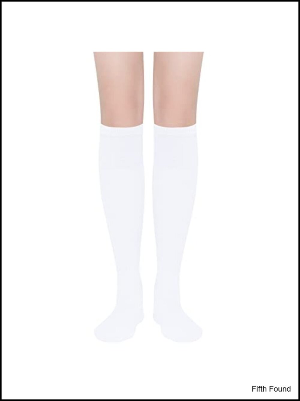 Knee High Tube Socks Acrylic Polyester Spandex Striped Casual Athletic